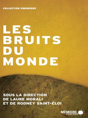 cover image of Les bruits du monde